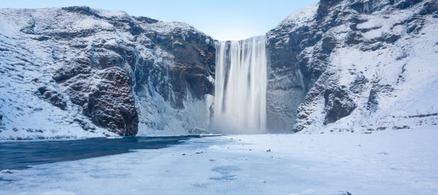 Seljalandsfoss & Skógafoss Waterfalls + Sólheimajökull Glacier